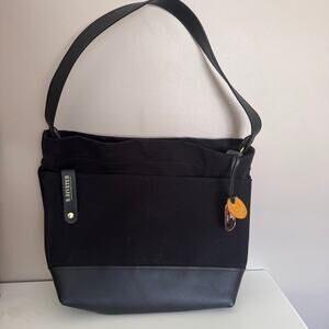 R. Riveter Black Canvas Sophia Tote Bag Shoulder Purse Handmade Made in USA